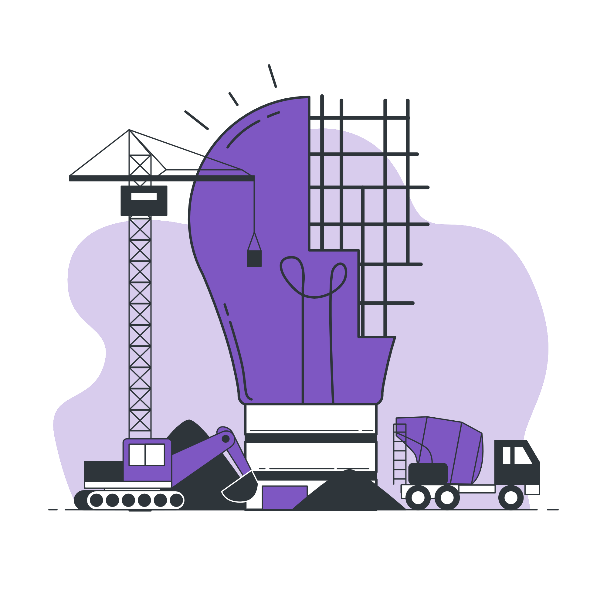 Ilustração de projetos em desenvolvimento